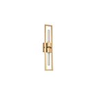 Dainolite WTS-222W-AGB Wisteria 1-Light 120W Aged Brass Incandescent Wall Sconce