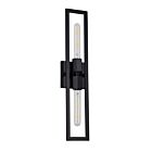 Dainolite WTS-222W-MB Wisteria 1-Light 120W Matte Black Incandescent Wall Sconce