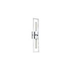 Dainolite WTS-222W-PC Wisteria 1-Light 120W Polished Chrome Incandescent Wall Sconce