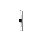 Dainolite WTS-292W-MB Wisteria 1-Light 120W Matte Black Incandescent Wall Sconce