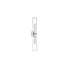 Dainolite WTS-292W-PC Wisteria 2-Lights 120W Polished Chrome Incandescent Wall Sconce