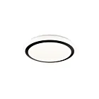 Dals Lighting CFG13-CC-BK 32W Black Flush Mount