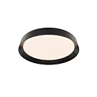 Dals Lighting CFH12-CC-BK 27W Black LED Flush Mount