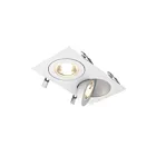 Dals Lighting FGM4-CC-DUO-WH 18W 4" White Double Gimbal Recessed Light