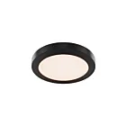 Dals Lighting FMM09-CC-BK Black Flush Mount