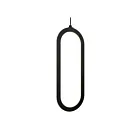 Dals Lighting FPD-CC-BK Atom 23W Black Pendant