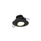 Dals Lighting LEDDOWNG3-CC-BK 8W 3" Black Gimbal Recessed Light