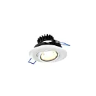 Dals Lighting LEDDOWNG3-CC-WH 8W 3" White Gimbal Recessed Light