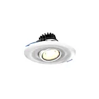 Dals Lighting LEDDOWNG4-CC-WH 8W 4" White Gimbal Recessed Light