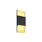 Dals Lighting LEDWALL-E-BK 16W Black and gold LED Wall Sconce