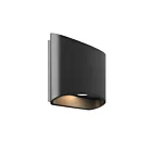 Dals Lighting LEDWALL-H-BK 15W Black LED Wall Sconce