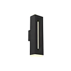 Dals Lighting LWJ16-CC-BK 20W Black Outdoor Wall Mount