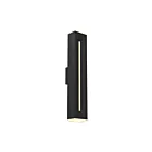 Dals Lighting LWJ24-CC-BK 45W Black Outdoor Wall Mount