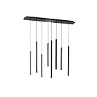 Dals Lighting PDLED120-8SQ-BK PDLED Cluster 8-Lights 240W Black Pendant