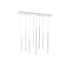 Dals Lighting PDLED120-8SQ-WH PDLED Cluster 8-Lights 240W White Pendant