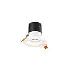 Dals Lighting RC03-CC-35-RGWH-TWH 3" White Recessed Light Wattage and CCT Selectable