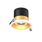 Dals Lighting RC06-CC-35-RGGD-TWH 6" Gold Recessed Light Wattage and CCT Selectable
