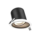 Dals Lighting RC06-CC-60-SLBK-TWH 6" Black Recessed Light Wattage and CCT Selectable