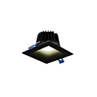 Dals Lighting RGR6SQ-CC-BK 20W 6" Black Square Regressed Recessed Light