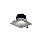 Dals Lighting RGR6SQ-CC-SN 20W 6" Satin Nickel Square Regressed Recessed Light