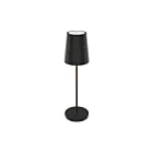Dals Lighting RTL-3C-BK 2W 14" Black Table Lamp