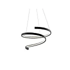 Dals Lighting SPR20-CC-BK Helix 30W Black Pendant