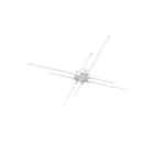 Dals Lighting STRFM-3K-WH White Flush Mount