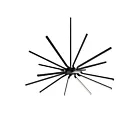 Dals Lighting STRPD-3K-BK Stellar Pendant 33W Black Pendant