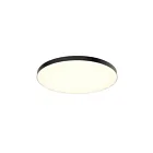 Dals Lighting TLFM21-CC-BK 45W 21" Black Flush Mount