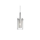 Dainolite 30961-CM-PC 1-Light 100W Polished Chrome LED Metal and Glass Pendant