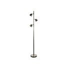 Dainolite 625LEDF-SC Modern 3-Lights 15W Satin Chrome LED Floor Lamp