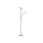 Dainolite 801LEDF-SN 2-Lights 23W Satin Chrome Mother and Son LED Floor Lamp