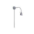 Dainolite DGUW224-SC 1-Light 50W Satin Chrome LED Gooseneck Wall Lamp