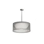 Dainolite SDLED-20P-GRY Slit Drum 1-Light 22W Grey Slit Drum LED Pendant