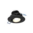 Dals Lighting LEDDOWNG3-CC-BK 8W 3" Black Gimbal Recessed Light