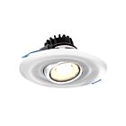 Dals Lighting LEDDOWNG4-CC-WH 8W 4" White Gimbal Recessed Light