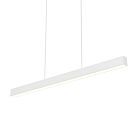 Dals Lighting LNPD48-CC-WH Boulevard Pendant 40W 4' White Linear Strip Light