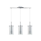 Eglo Pinto 200284A 3-Lights 150 Watt Chrome Pendant