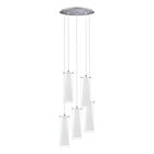 Eglo 95743A Pinto 5-Lights 300W Chrome Cord Pendant