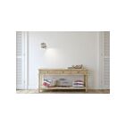 Eglo Buzz 200775A 50W Satin Nickel and Chrome Wall Light