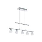 Eglo Hania 200941A 5-Lights 21 Watt Chrome Pendant