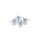 Eglo 201153A 160W Chrome Flush Mount