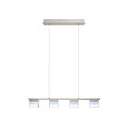 Eglo Vicino 201438A 4-Lights 26.8 Watt Satin Nickel Pendant