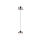 Eglo Lombes 201463A 1-Light 6.5 Watt Satin Nickel Pendant
