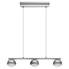 Eglo 95743A Lombes 3-Lights 12.6W Satin Nickel LED Cord Pendant