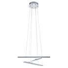 Eglo 95743A Terros 3-Lights 31.5W Chrome LED Cord Pendant