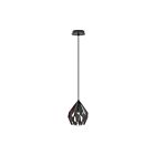 Eglo Carlton 202034A 1-Light 60 Watt Black and Copper Pendant