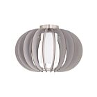Eglo Stellato 202124A 1-Light Satin Nickel Ceiling Light