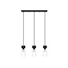 Eglo Montey 202128A 3-Lights 180 Watt Black Pendant