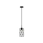 Eglo Estevau 202358A 1-Light 25 Watt Black Pendant